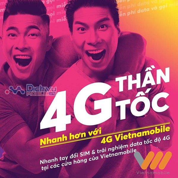 Cách đăng ký gói cước 4G Vietnamobile